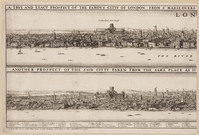 KG 00833a-b
          <br/>
          Gezicht op Londen, voor en na de brand van 1666
          <br/>
          <em>Hollar, Wenzel (1607-1677)</em>